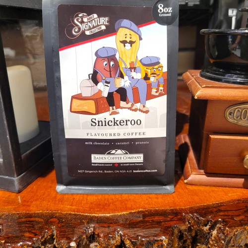 Locally Roasted Snickeroo Baden Coffee 