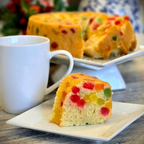 Gumdrop Cake serves 12-16 people